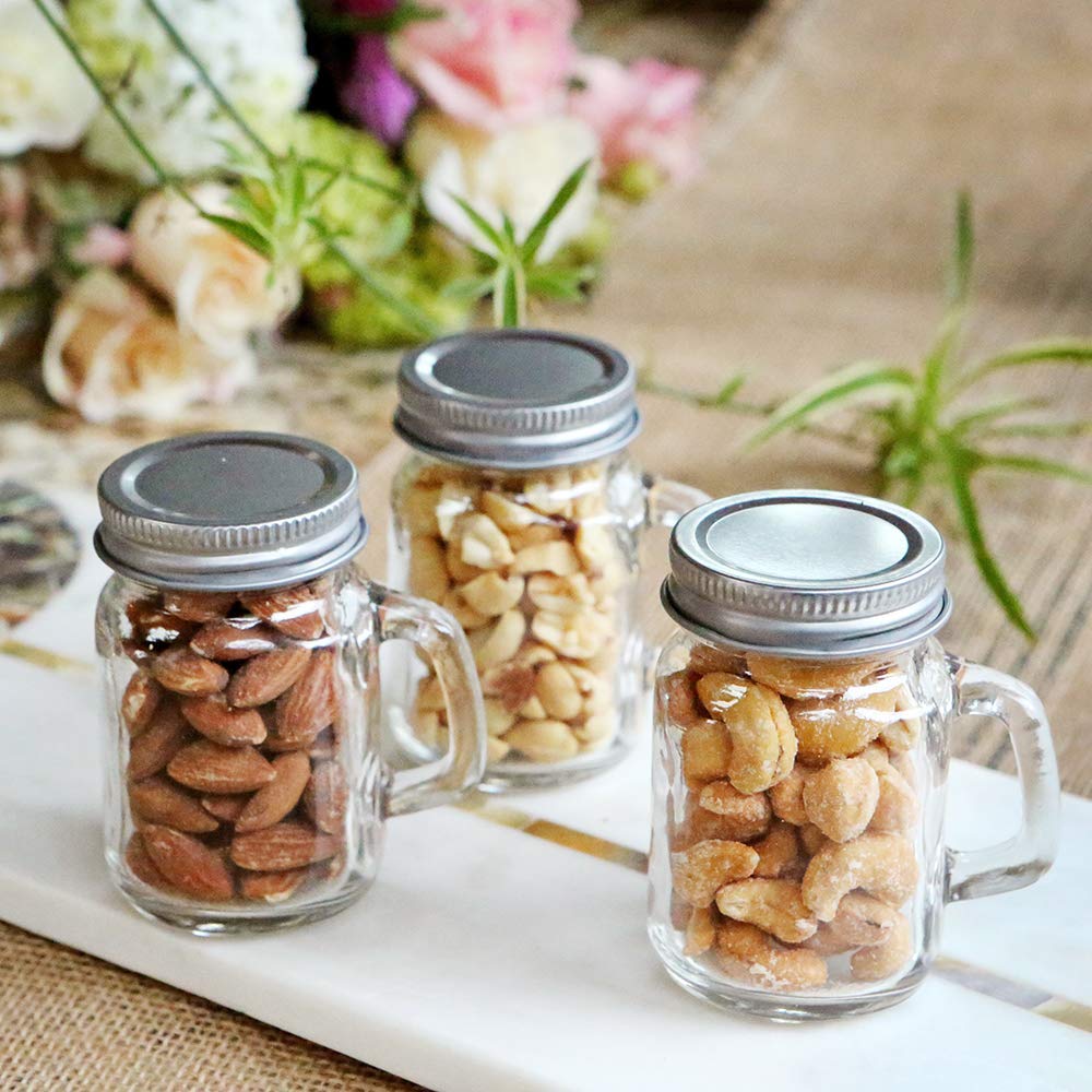 Amazon.com: Small Glass Jars with Lids and Handles, Kate Aspen